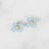Lilac Rose Lola Blue Earrings