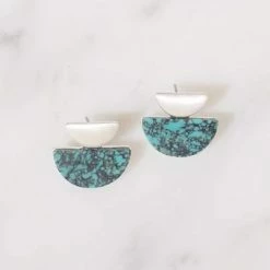 Lilac Rose Abbie Turquoise Earrings