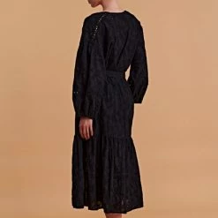 Devotion Twins Samothraki Midi Dress - Black