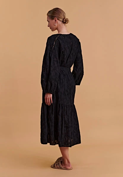 Devotion Twins Samothraki Midi Dress - Black 2 Devotion Twins Samothraki Midi Dress - Black