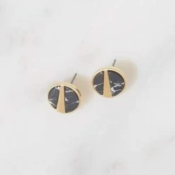 Lilac Rose Orla Black Earrings