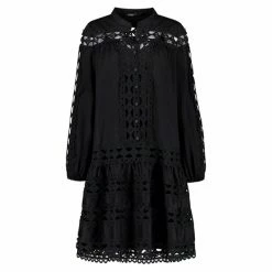 Devotion Twins Devotion Ikaria Black Lace Midi Dress