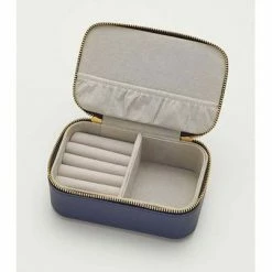 Lilac Rose Live As You Dream Navy Mini Jewellery Box
