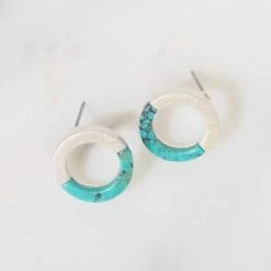 Lilac Rose Josie Turquoise Earrings