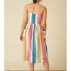 Lilac Rose Bree Summer Rainbow Stripe Dress