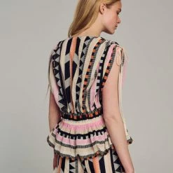 Devotion Twins Astakida Top - Black/Orange