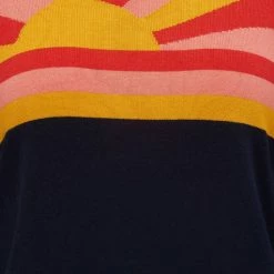 Lilac Rose Sugarhill Rita Jumper In Navy/sunbeams