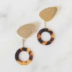 Lilac Rose Freda Tortoiseshell Earrings