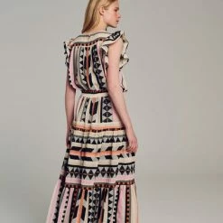 Devotion Twins Psarou Skirt - Black/Orange