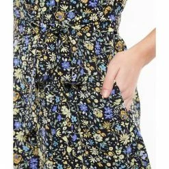 Lilac Rose Louche Marleen Falling Flower Jumpsuit