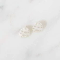 Lilac Rose Penny Earrings