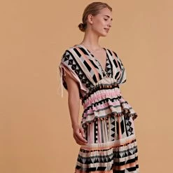 Devotion Twins Astakida Top Black & Orange