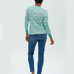 Lilac Rose Sugarhill Callie Jumper In Sea Green