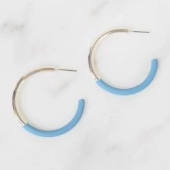 Lilac Rose Carla Blue Earrings