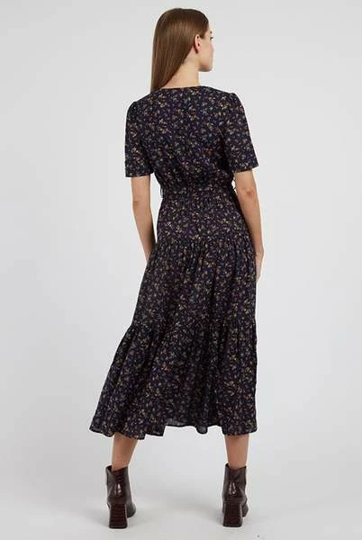Lilac Rose Emin Autumn Bud Midi Dress Navy 2 Lilac Rose Emin Autumn Bud Midi Dress Navy