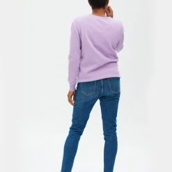 Lilac Rose Sugarhill Star Sleeve Stacey Jumper In Lilac