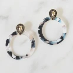 Lilac Rose Jools Blue Earrings