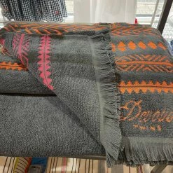 Devotion Twins Towel Neon Pink, Orange And Grey