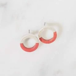 Lilac Rose Josie Red Earrings