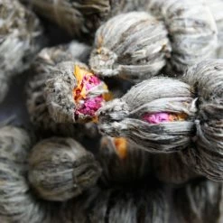 Eteaket Flowering Teapot and Roseflower Blossom Tea Collection