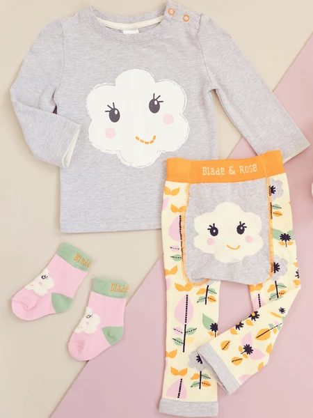 Blade & Rose Flower Face Leggings 1 Blade & Rose Flower Face Leggings