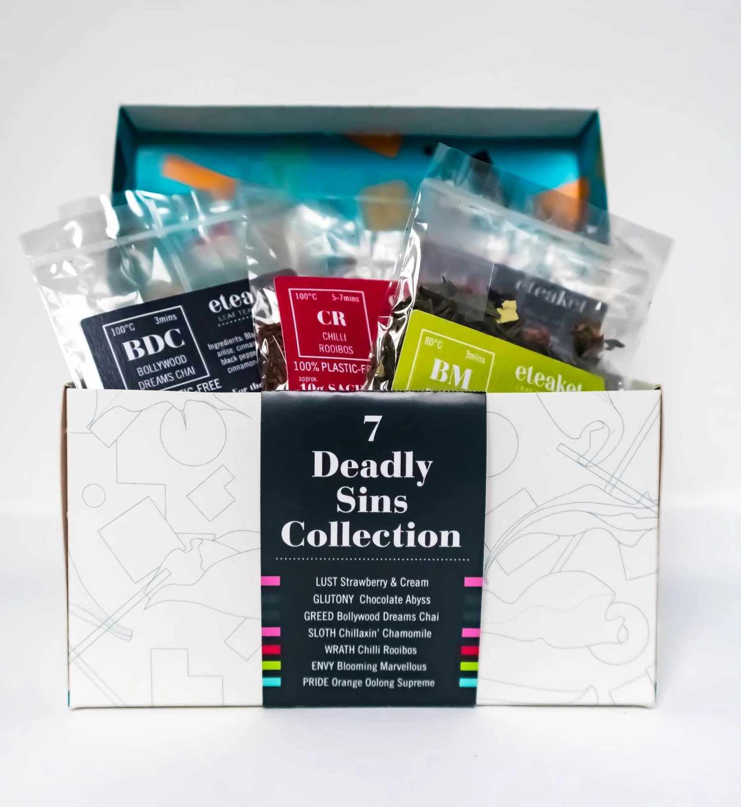 Eteaket Loose Leaf Tea Chest | 7 Deadly Sins Collection 1 Eteaket Loose Leaf Tea Chest | 7 Deadly Sins Collection