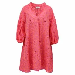 Devotion Twins Amorgos Dress Fushia Orange