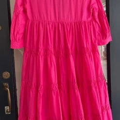 Devotion Twins Serifos Dress In Fushia 022338g