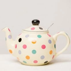 Eteaket Polka Dot Infuser Leaf Teapot