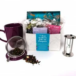 Eteaket Loose Leaf Tea Chest | 7 Teas to Brew Life on Purpose Gift Set