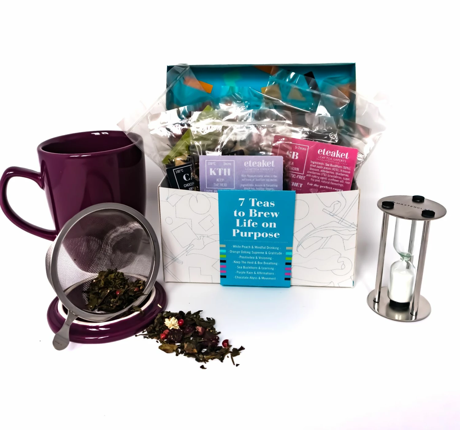 Eteaket Loose Leaf Tea Chest | 7 Teas to Brew Life on Purpose Gift Set 1 Eteaket Loose Leaf Tea Chest | 7 Teas to Brew Life on Purpose Gift Set